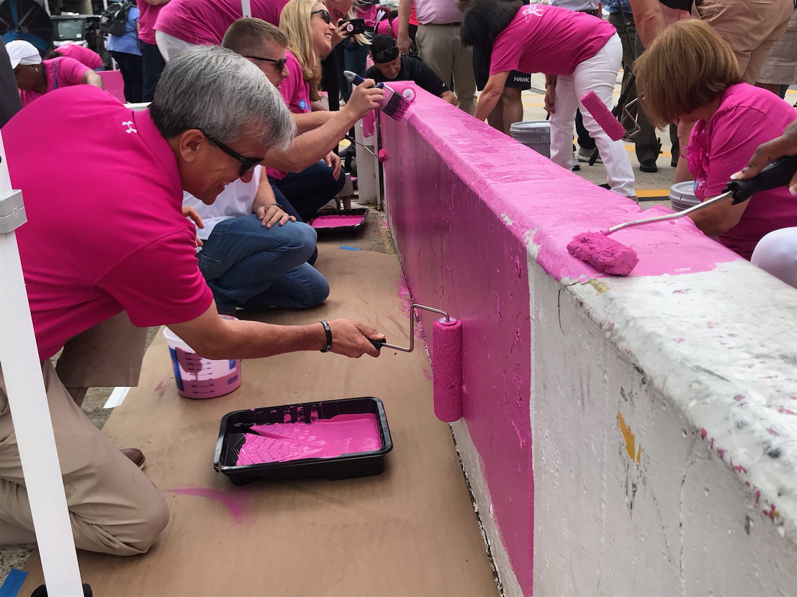 Paint Pit Wall Pink
